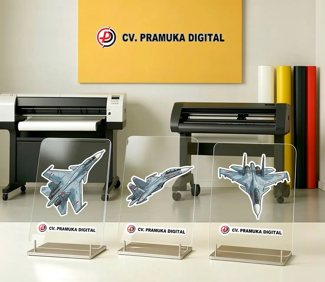 Layanan Cetak Die Cut Sticker Custom