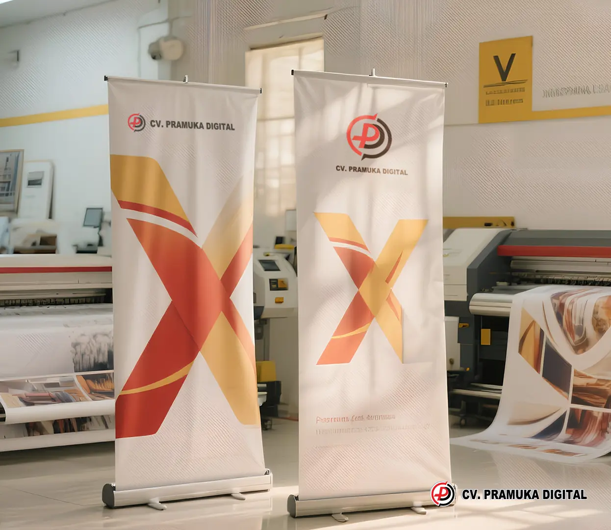 Pembuatan Roll Up Banner Bisa Custom