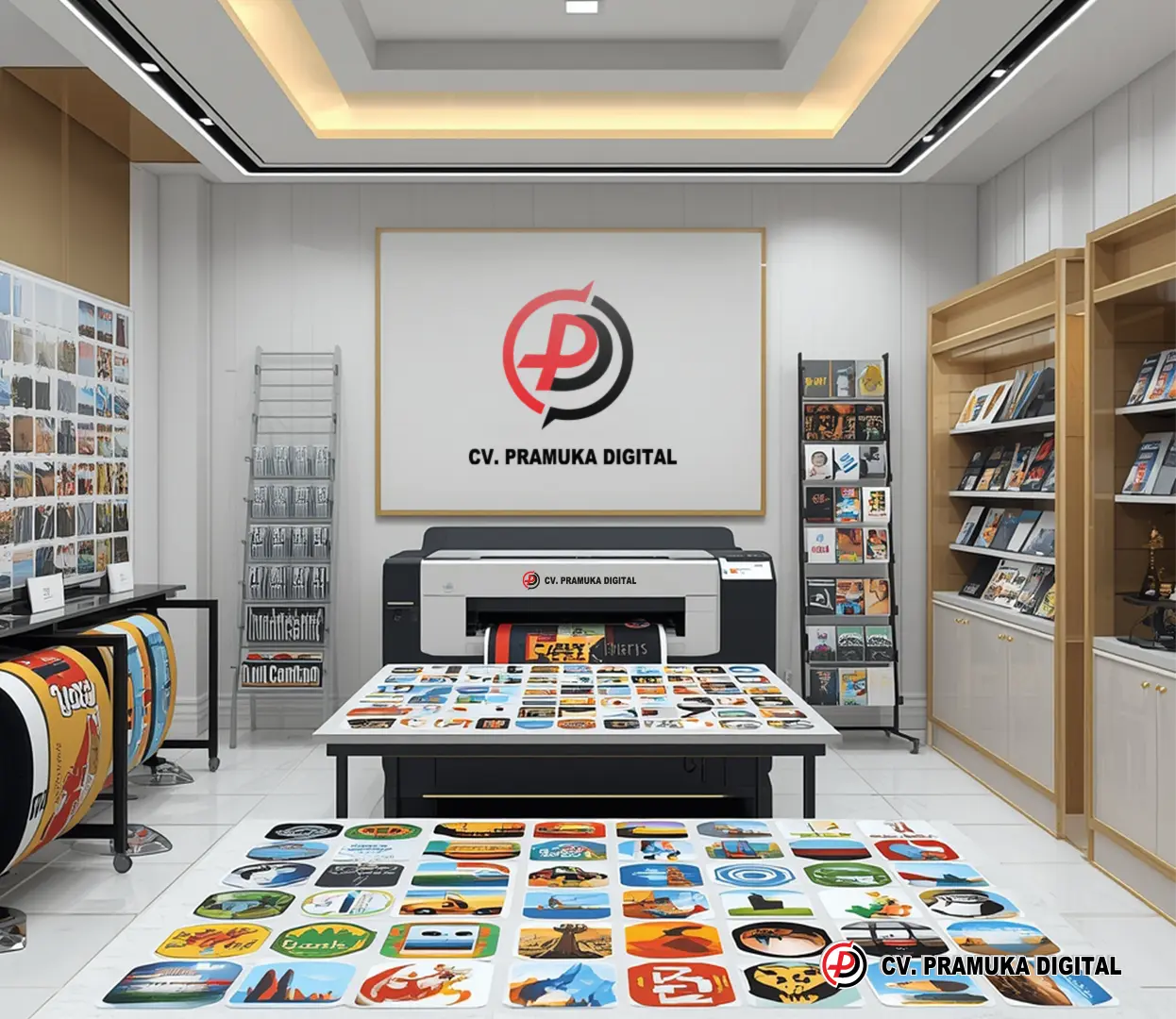 Pembuatan Stiker Bisa Custom