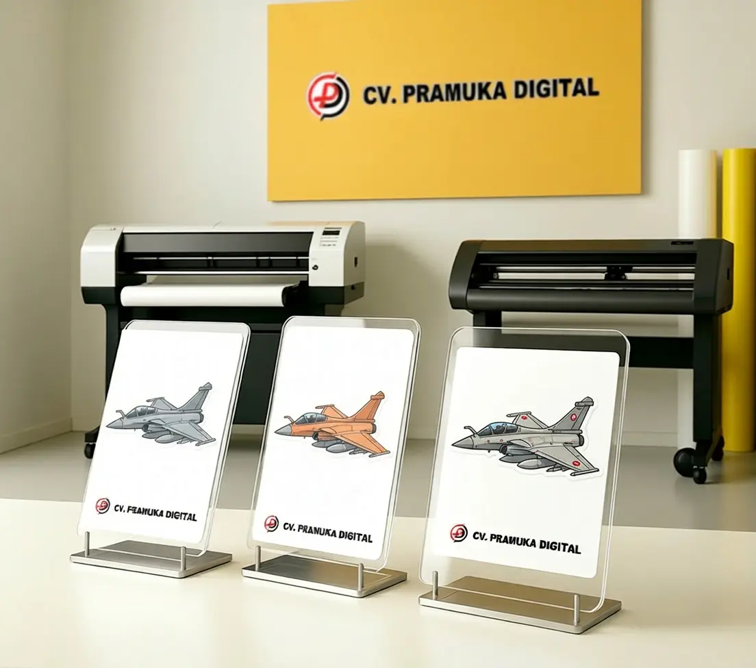 Layanan Cetak Kiss Cut Sticker Custom