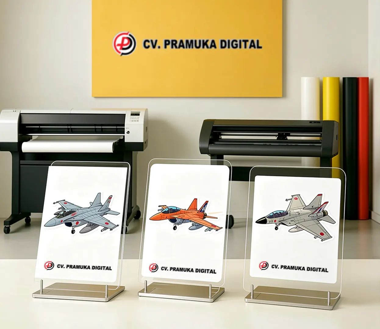 Layanan Cetak Kiss Cut Sticker Custom