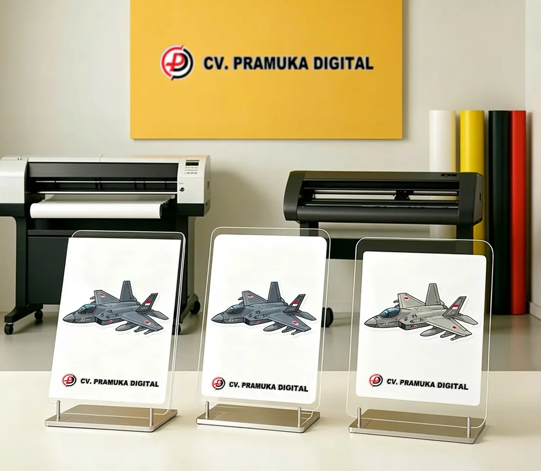 Layanan Cetak Kiss Cut Sticker Custom
