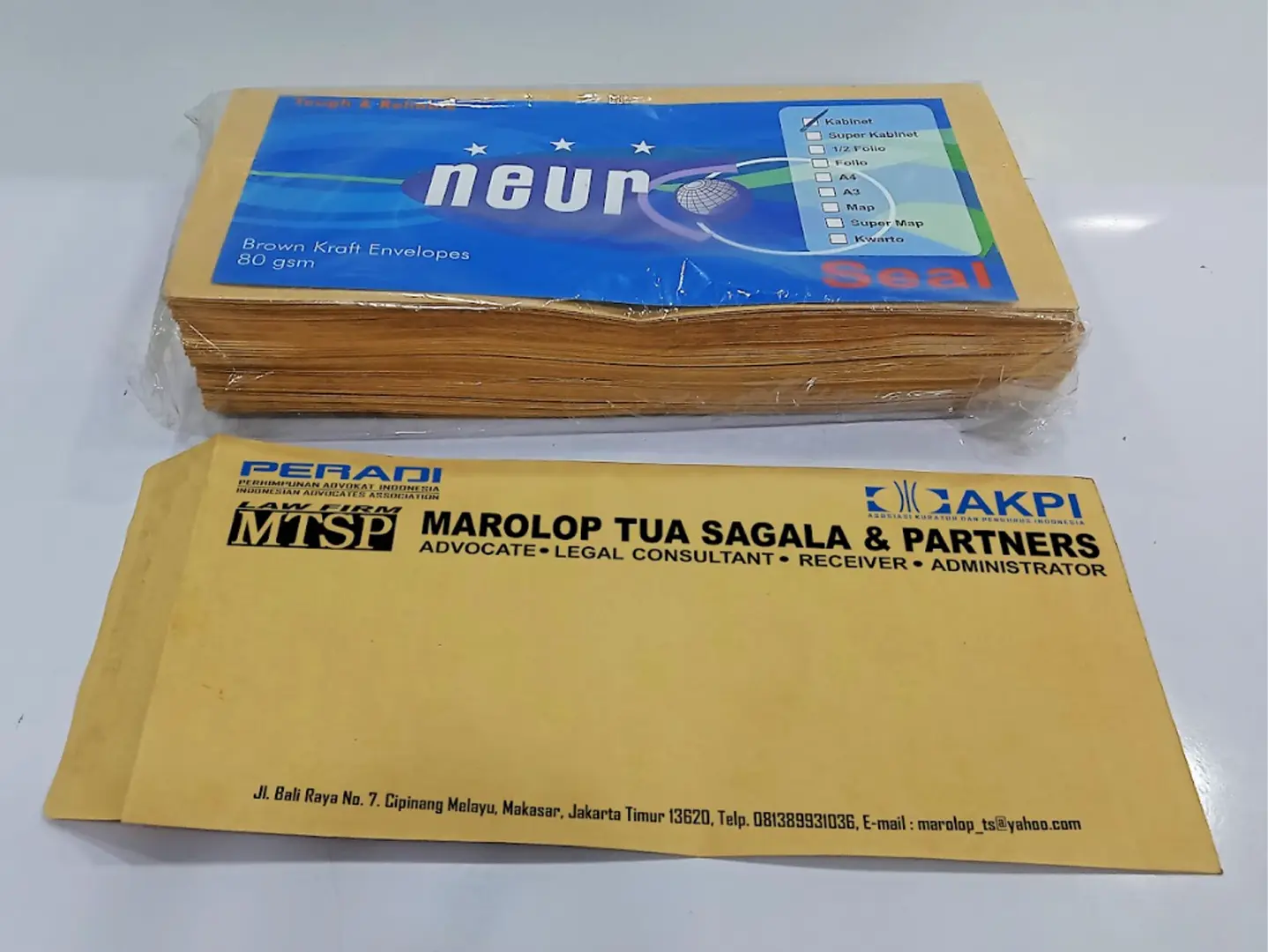 Pembuatan Amplop Bisa Custom